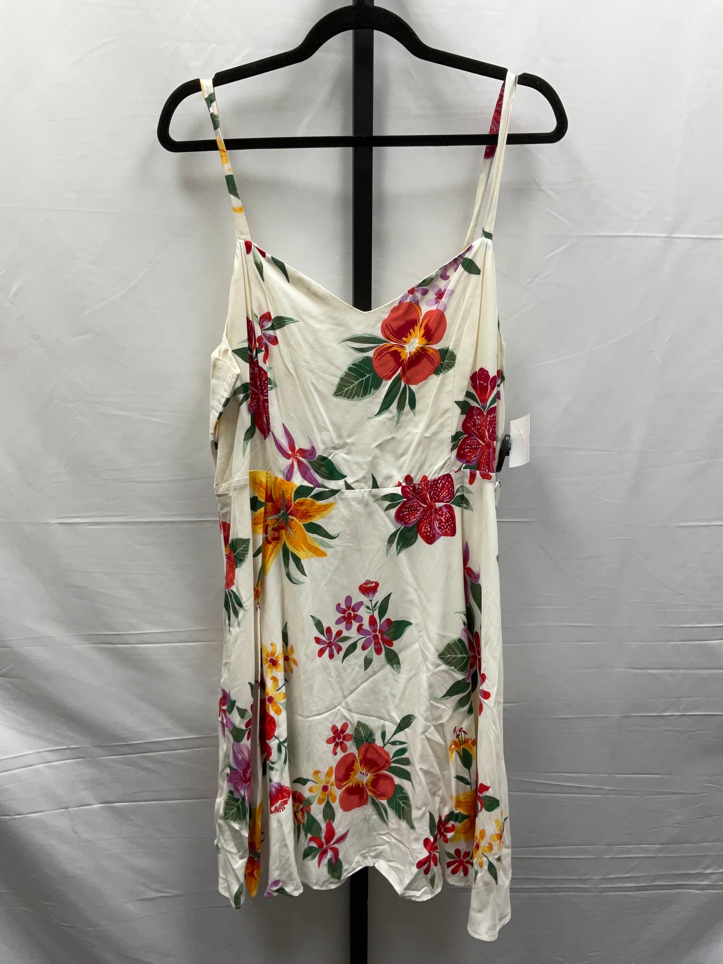 Floral Print Dress Casual Midi Old Navy, Size Xl