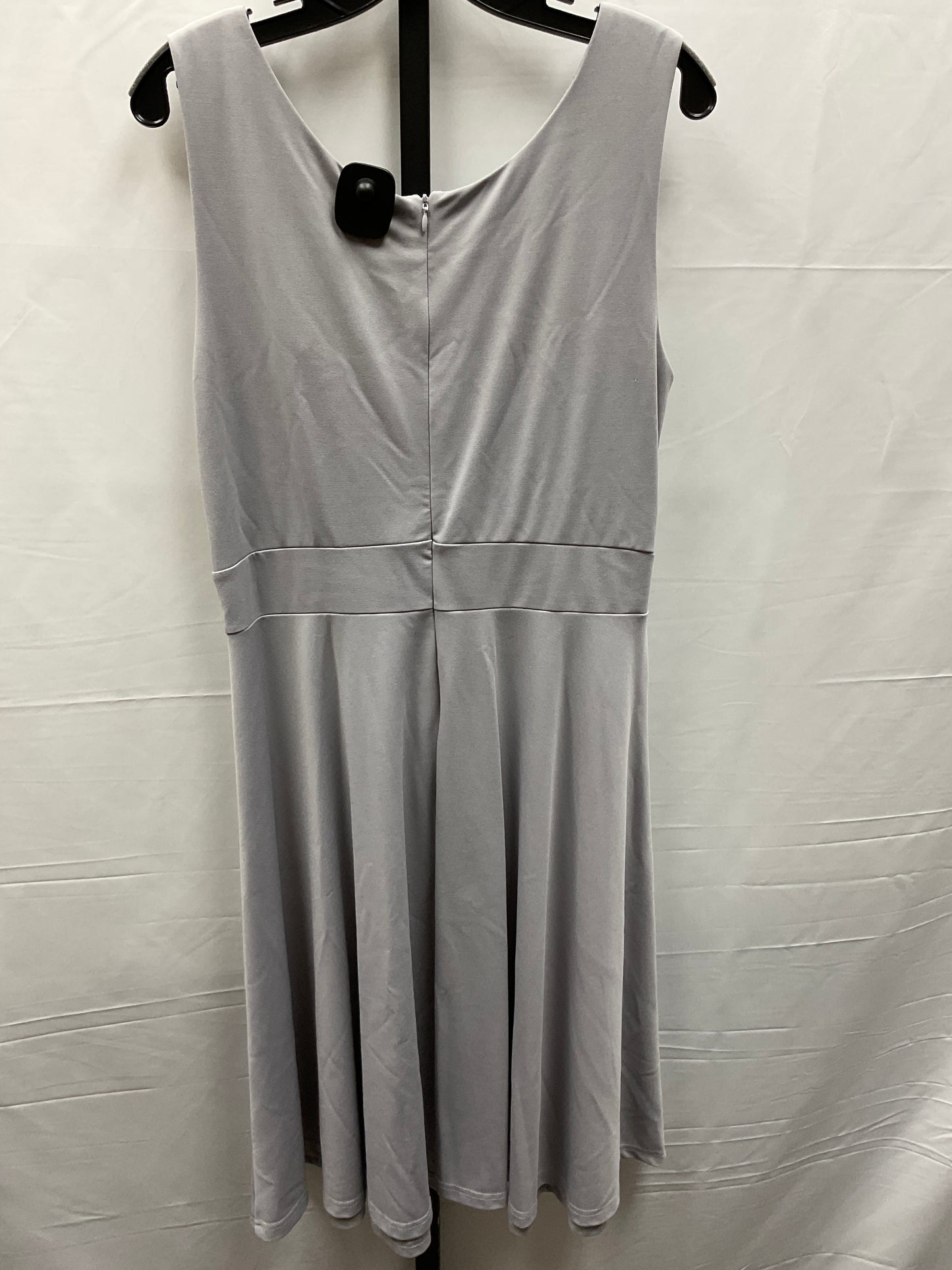 Dress Casual Midi By Grace Karin In Grey, Size: Xl