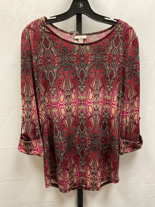 Multi-colored Top Long Sleeve Roz And Ali, Size M