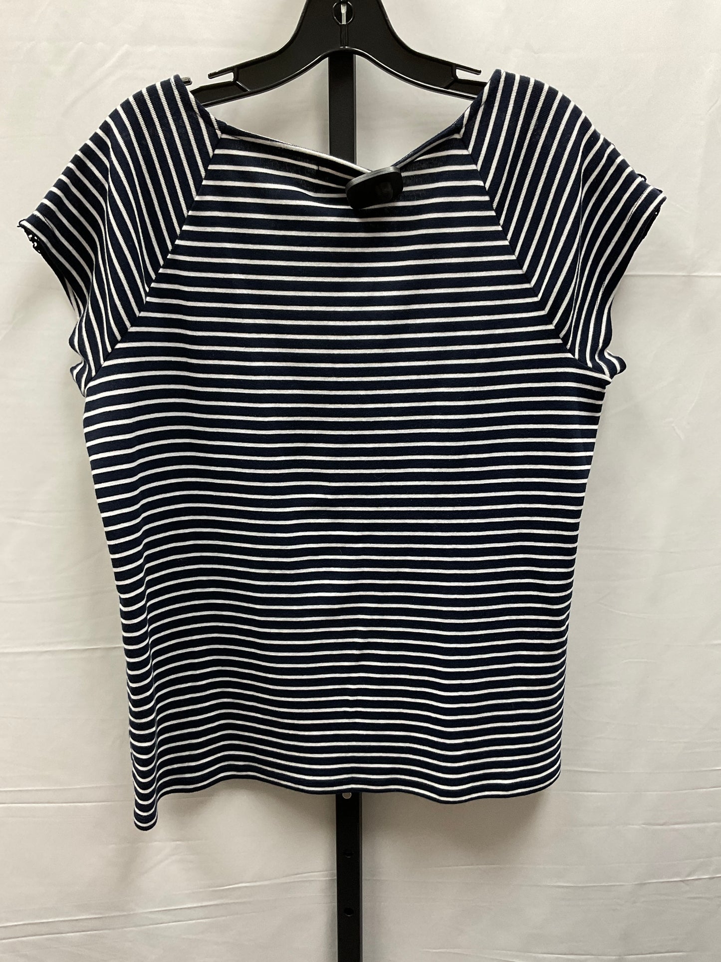 Striped Pattern Top Short Sleeve Westport, Size Xl