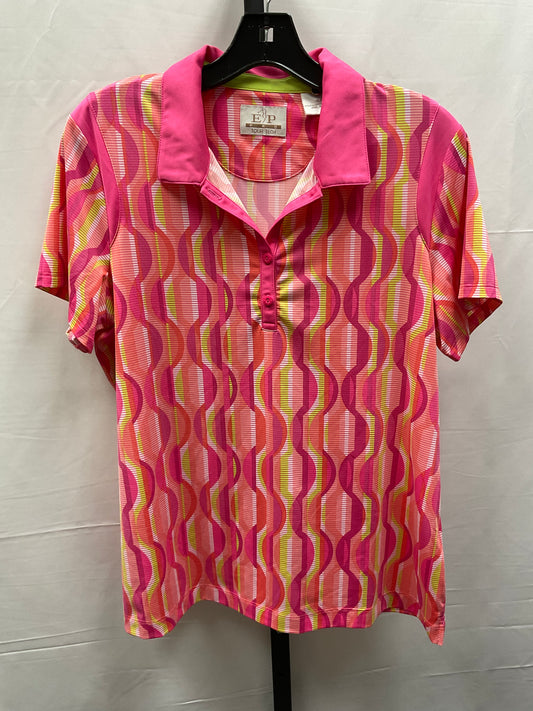 Top Short Sleeve By Clothes Mentor In Multi-colored, Size: L