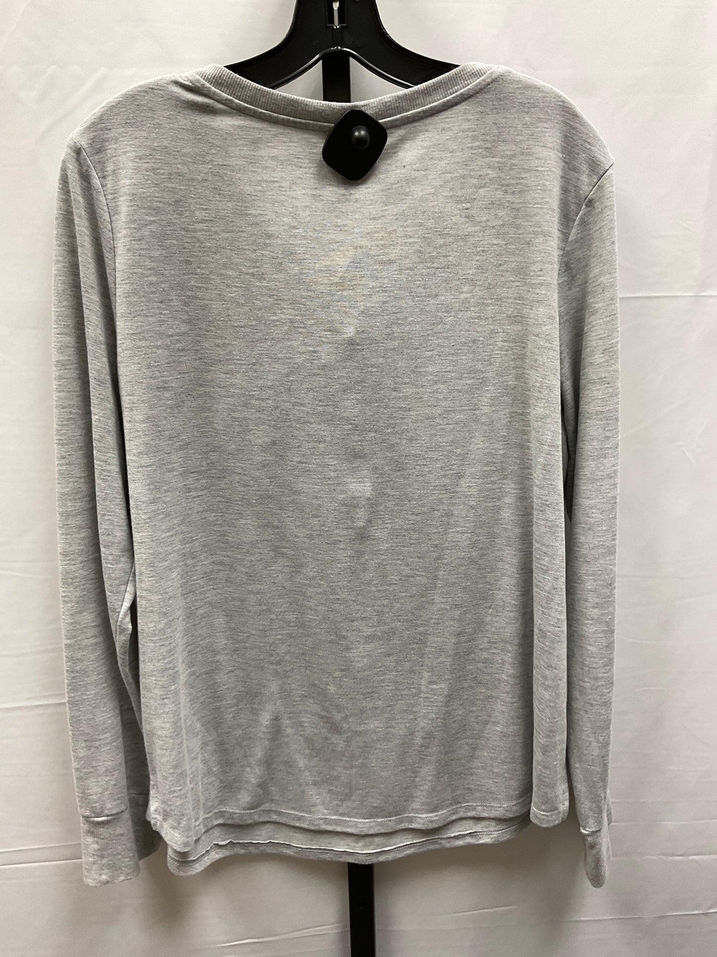 Top Long Sleeve By Stars Above In Grey, Size: Xl