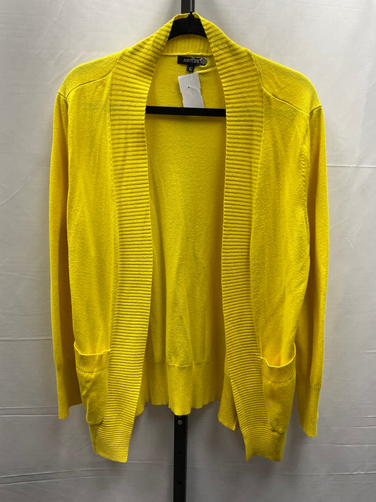 Yellow Cardigan Clothes Mentor, Size L