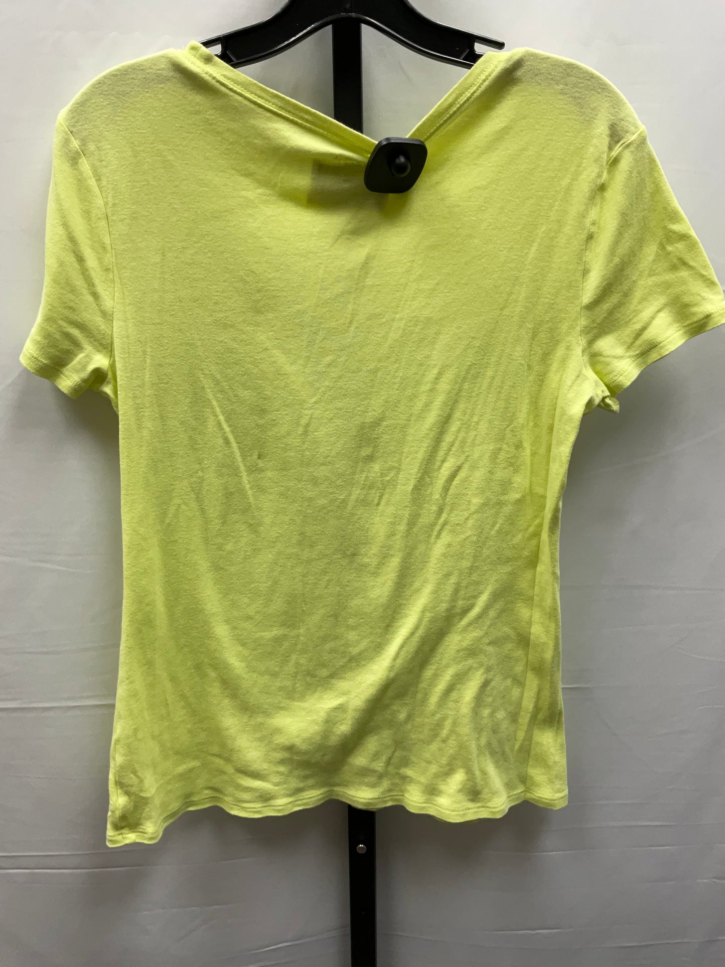 Top Short Sleeve Basic By Old Navy In Yellow, Size: L