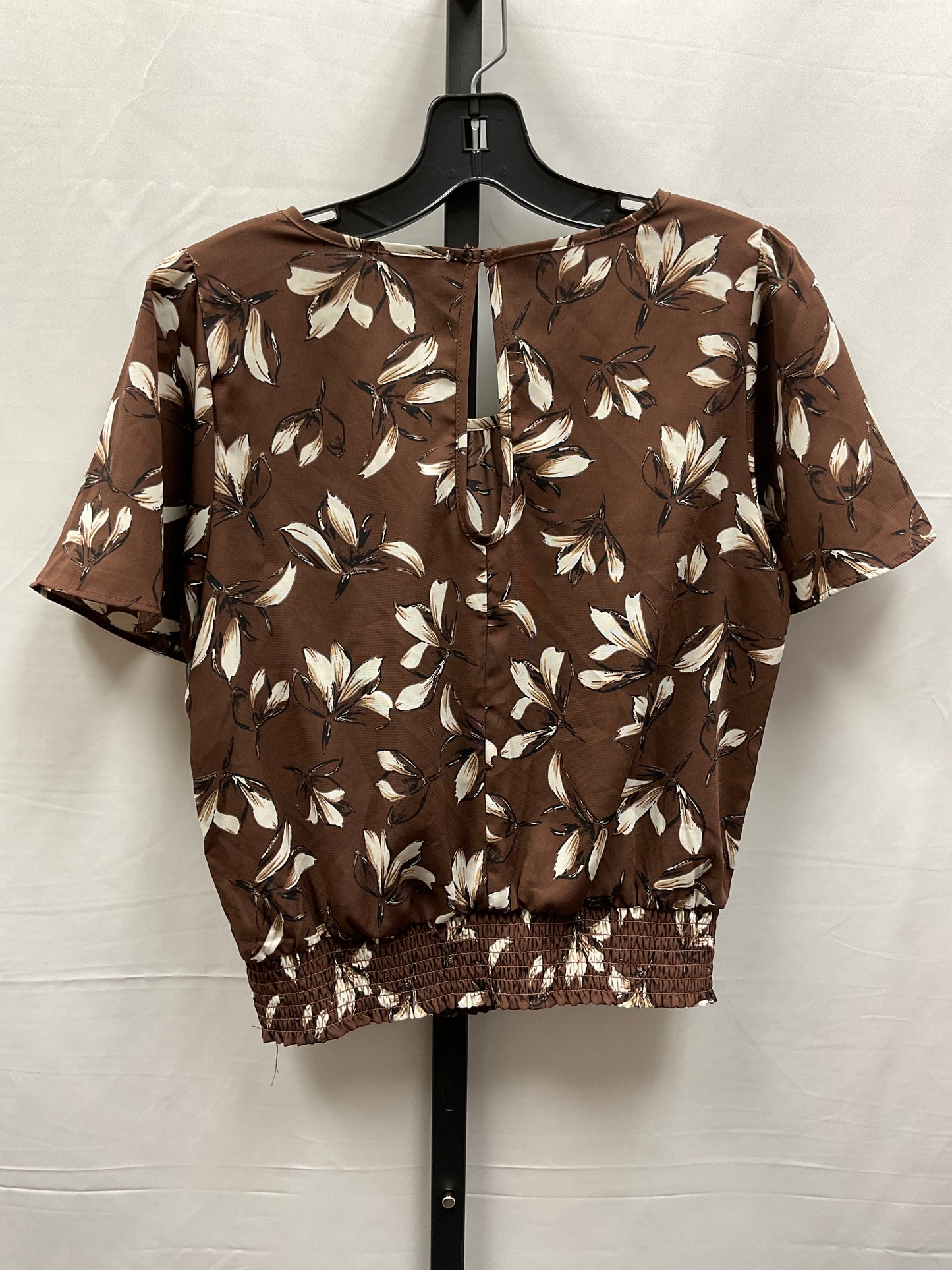 Top Short Sleeve By Sienna Sky In Floral Print, Size: M