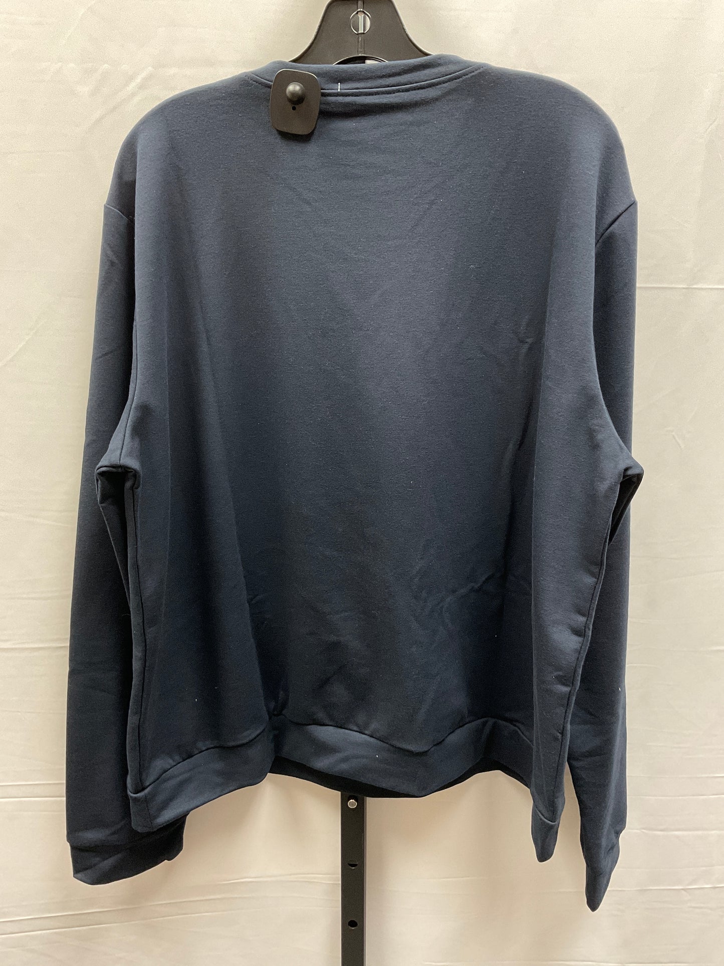 Sweatshirt Crewneck By Clothes Mentor In Navy, Size: Xxl