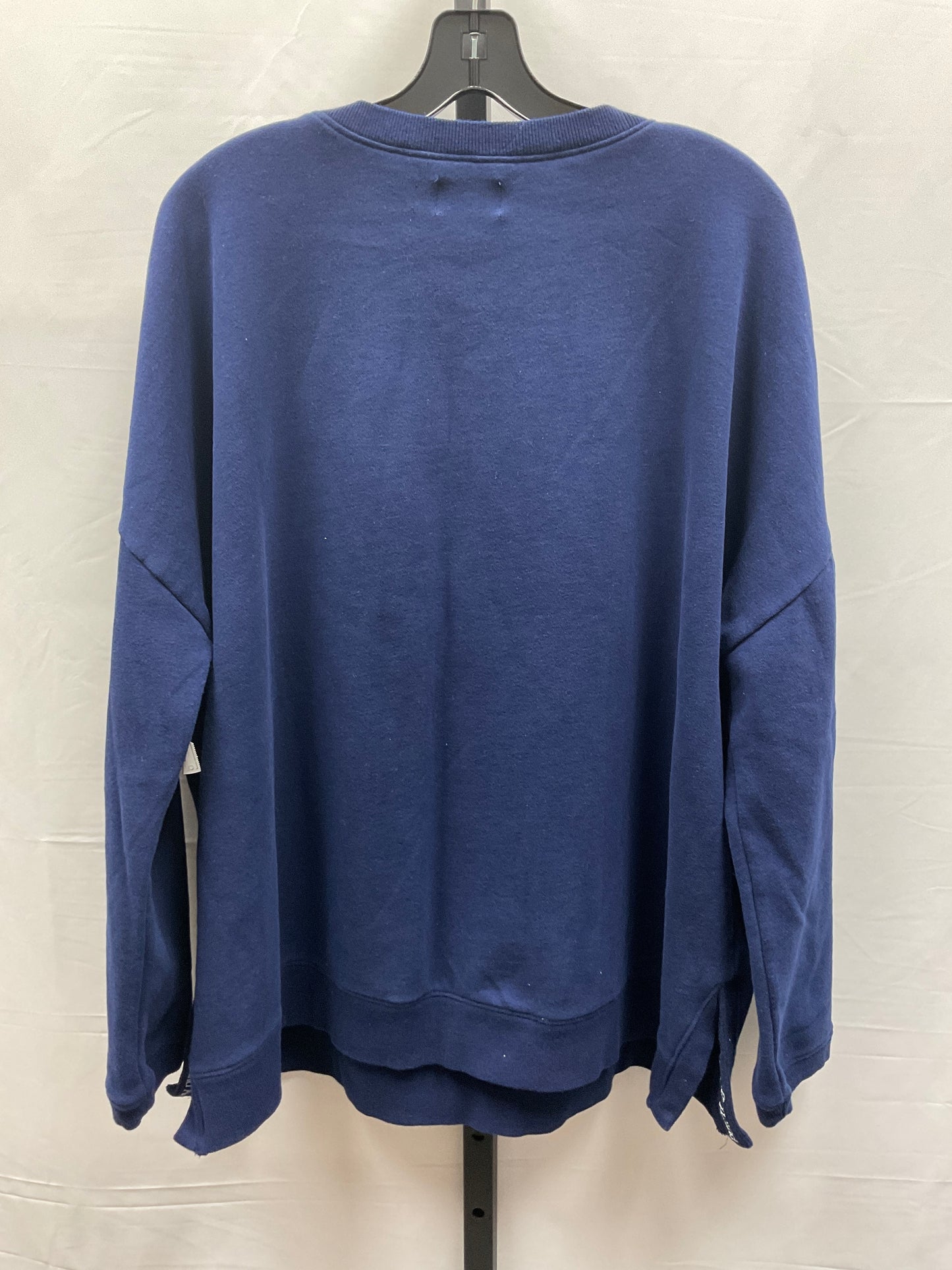 Sweatshirt Crewneck By Clothes Mentor In Navy, Size: Xl