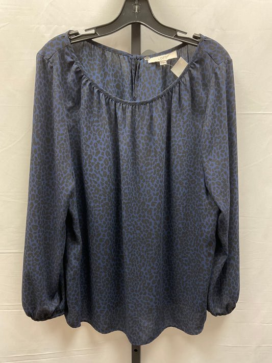 Top Long Sleeve By Loft In Animal Print, Size: Xl