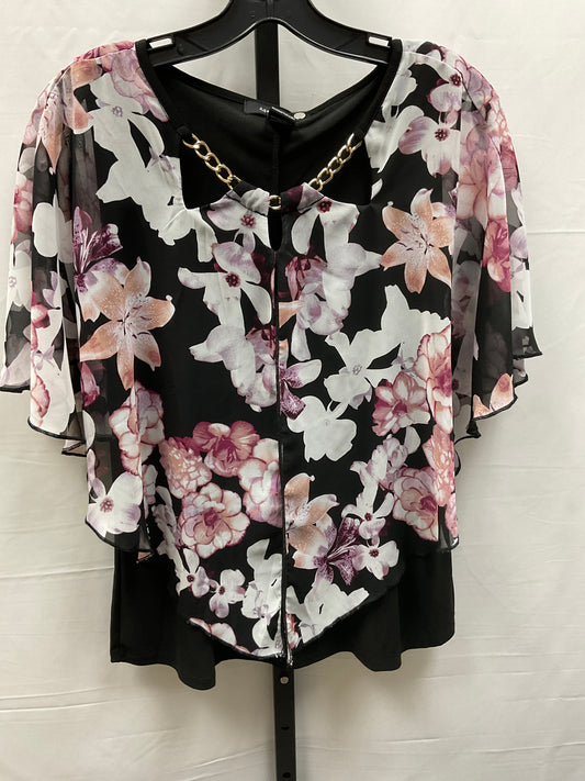 Top Short Sleeve By Clothes Mentor In Floral Print, Size: S