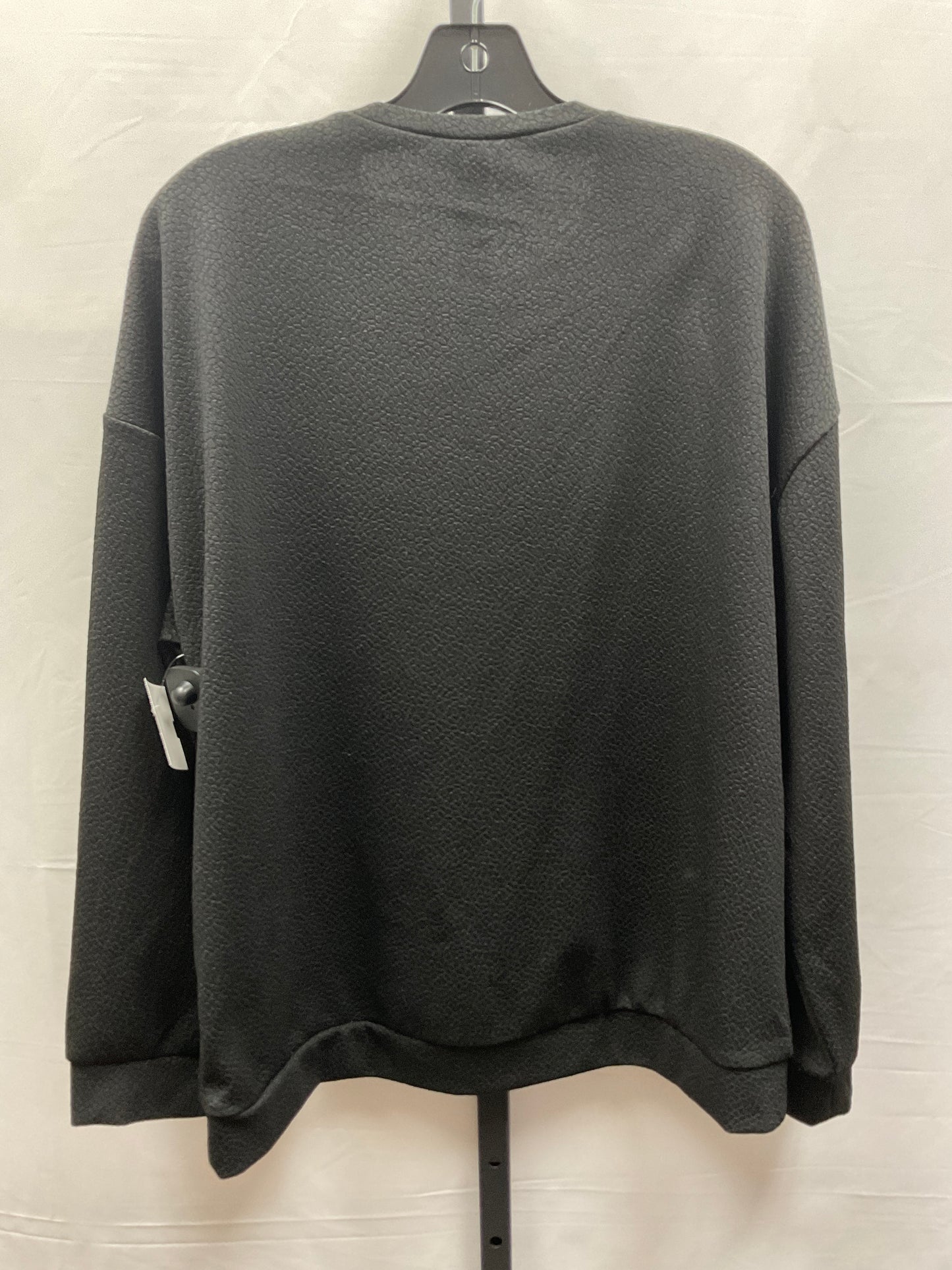 Top Long Sleeve By Zara In Black, Size: S