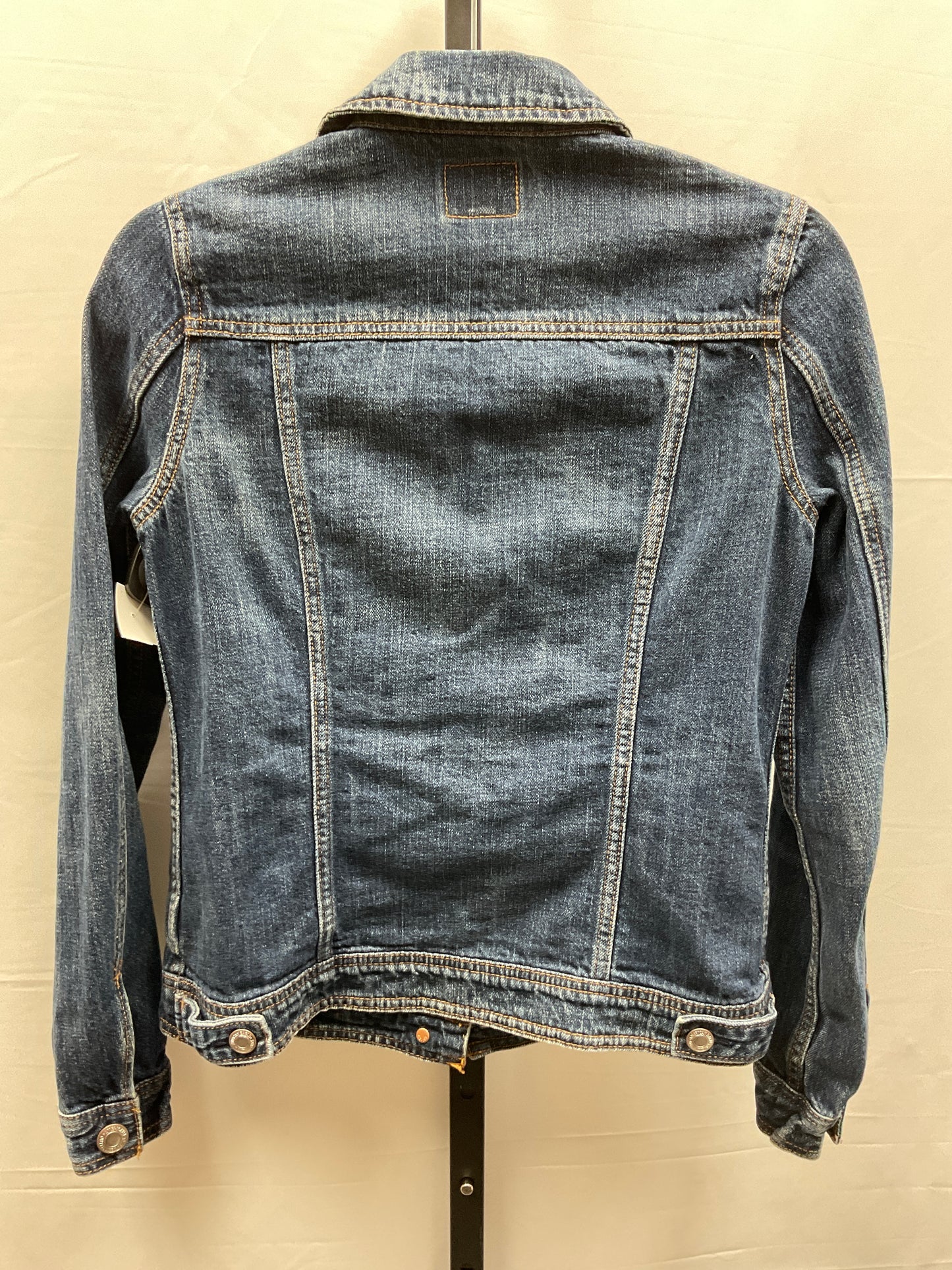 Jacket Denim By American Eagle In Blue, Size: Xxs