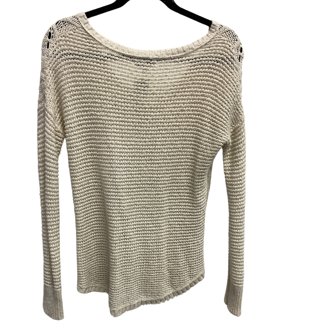 Sweater By American Eagle In Cream, Size: Xs