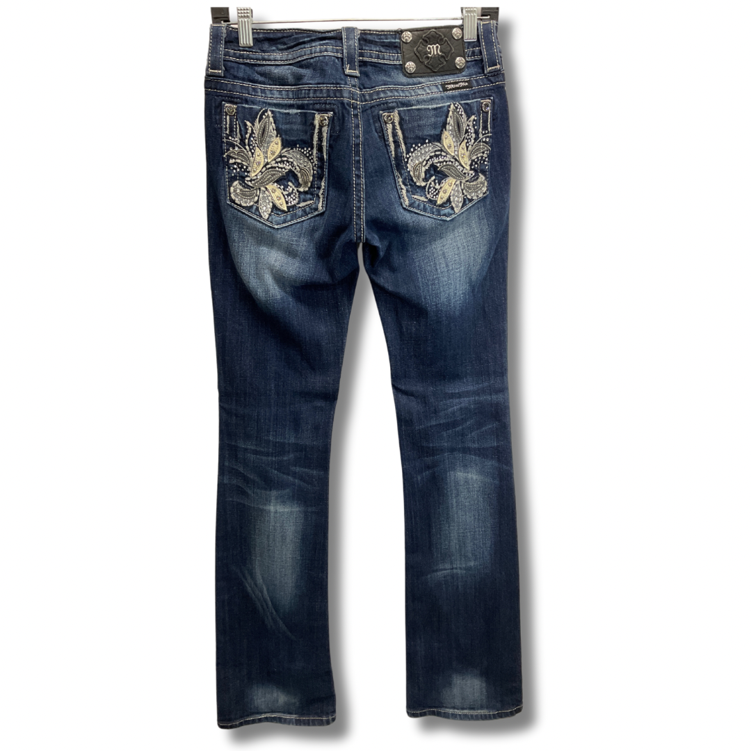 Jeans Designer By Miss Me In Blue Denim, Size: 4