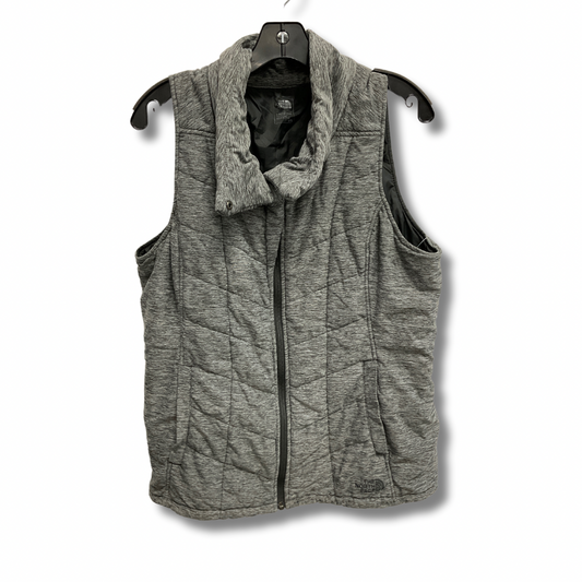 Vest Puffer & Quilted By The North Face In Grey, Size: L