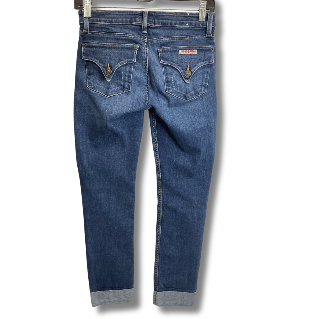 Jeans Designer By Hudson In Blue Denim, Size: 0