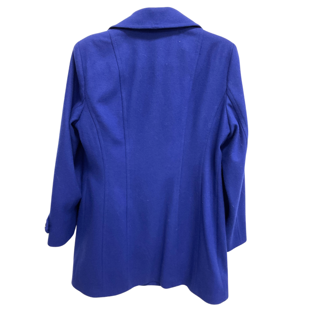 Coat Wool By Croft And Barrow In Blue, Size: M