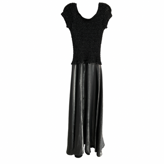 Dress Party Long By Js Collections In Black & Silver, Size: L