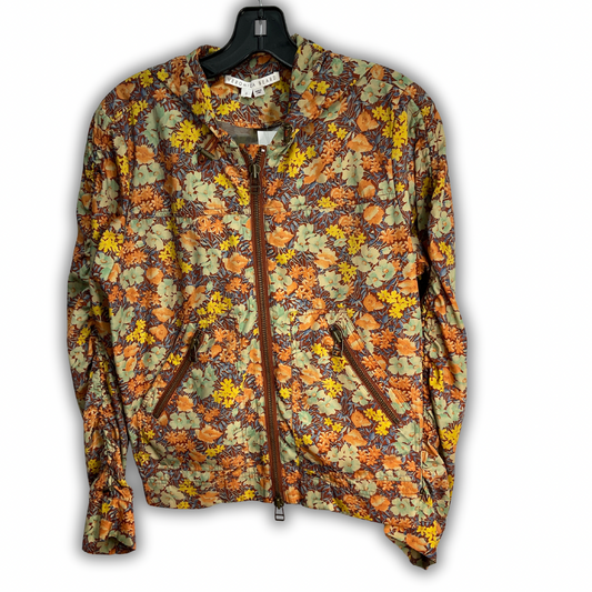 Jacket Windbreaker By Veronica Beard In Floral Print, Size: S