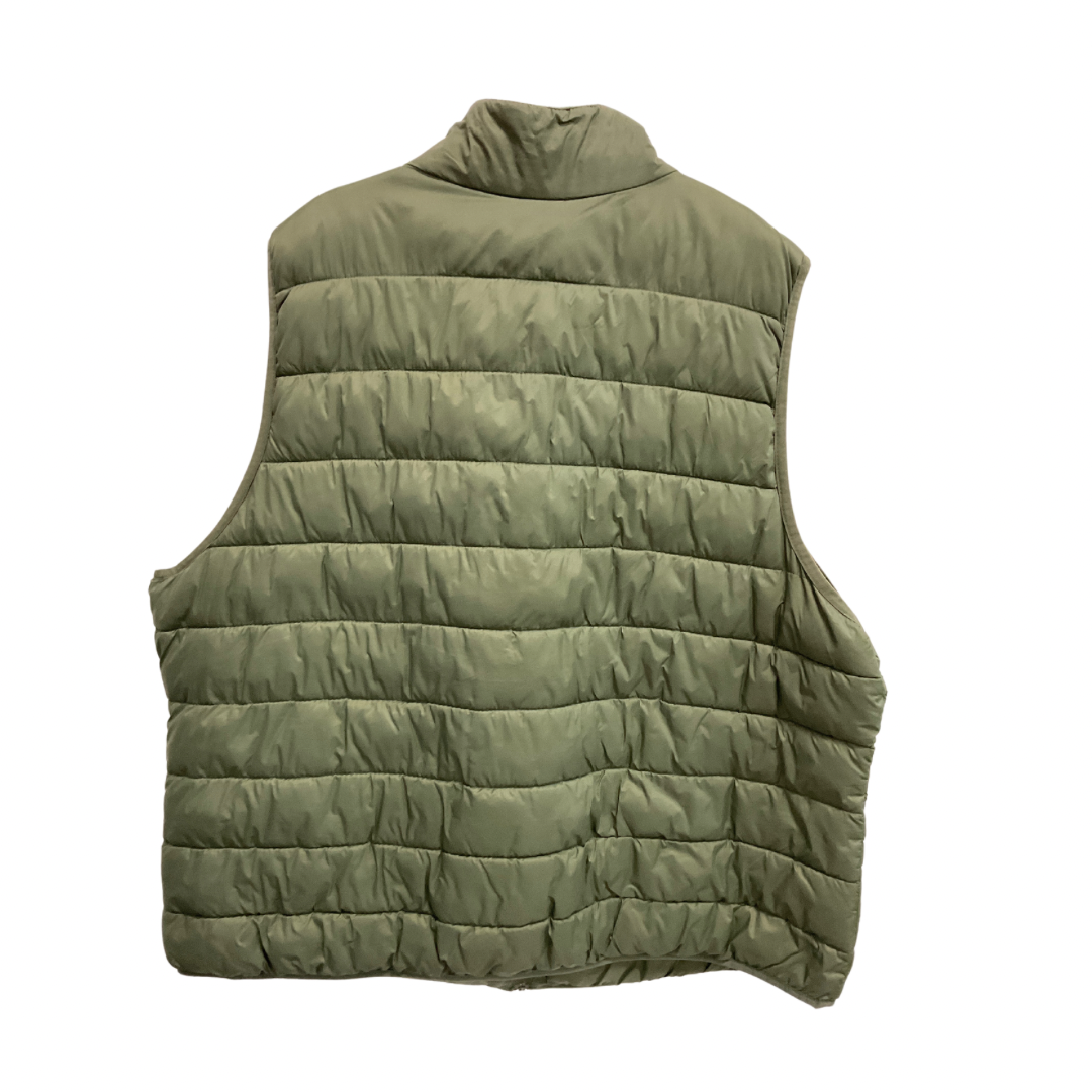 Vest Puffer & Quilted By Xersion In Green, Size: 4x