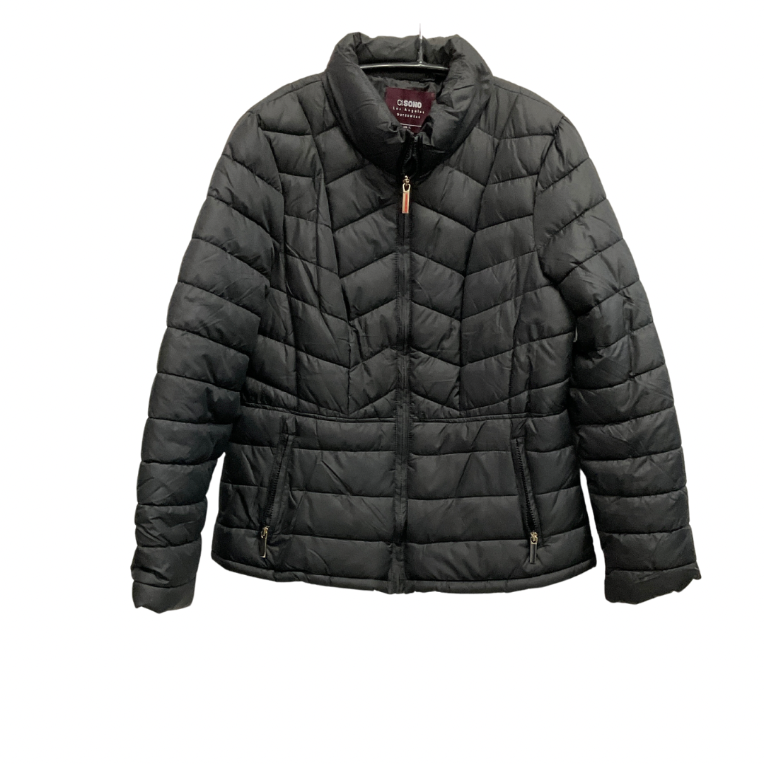 Coat Puffer & Quilted By Ci Sono In Black, Size: Xl