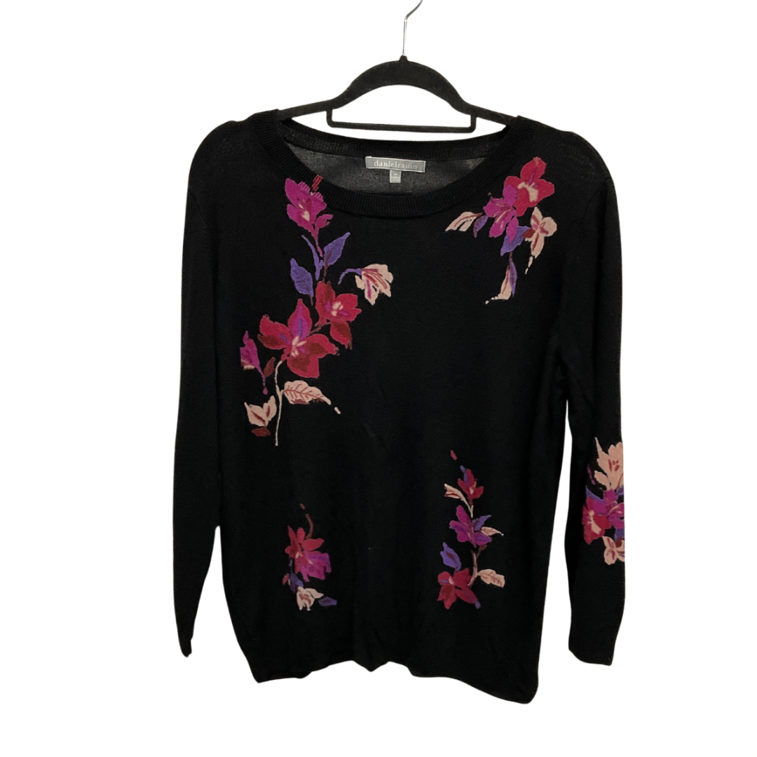 Sweater By Daniel Rainn In Floral Print, Size: 2x