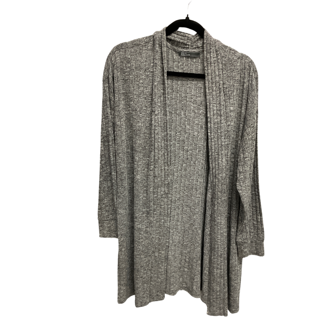 Cardigan By 89th And Madison In Grey, Size: 1x