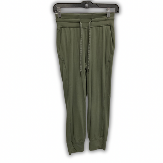 Athletic Pants By Lululemon In Green, Size: Xs