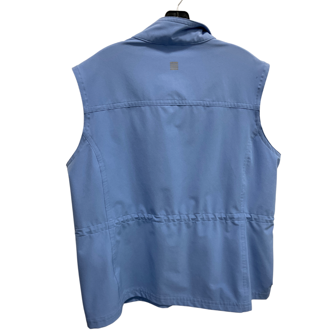 Vest Other By Lands End In Blue, Size: Xl