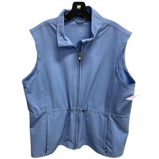 Vest Other By Lands End In Blue, Size: Xl