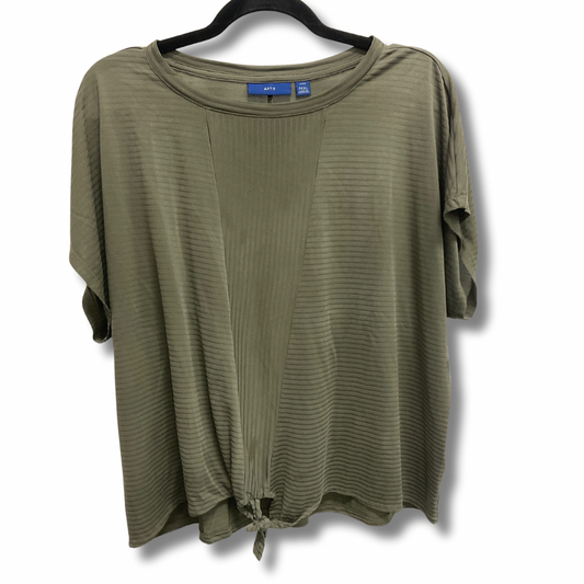 Top Short Sleeve By Apt 9 In Green, Size: Xxl