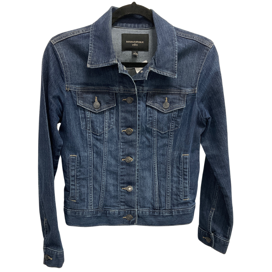 Jacket Denim By Banana Republic In Blue Denim, Size: S