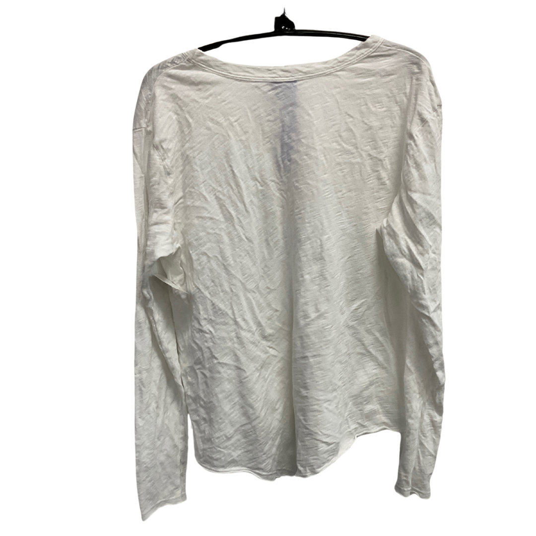 Top Long Sleeve Basic By Wilt In White, Size: M