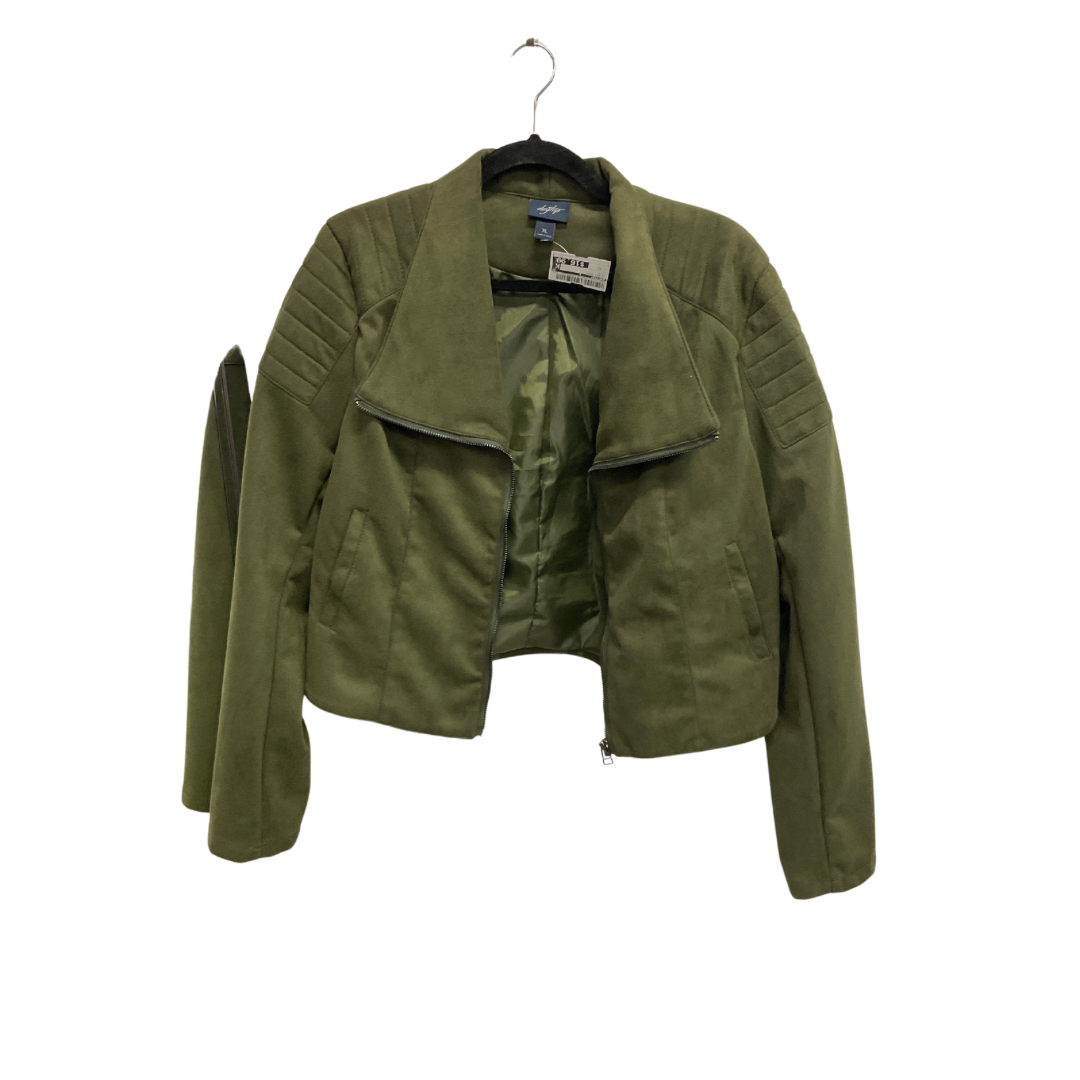 Jacket Moto By Daytrip In Green, Size: Xl