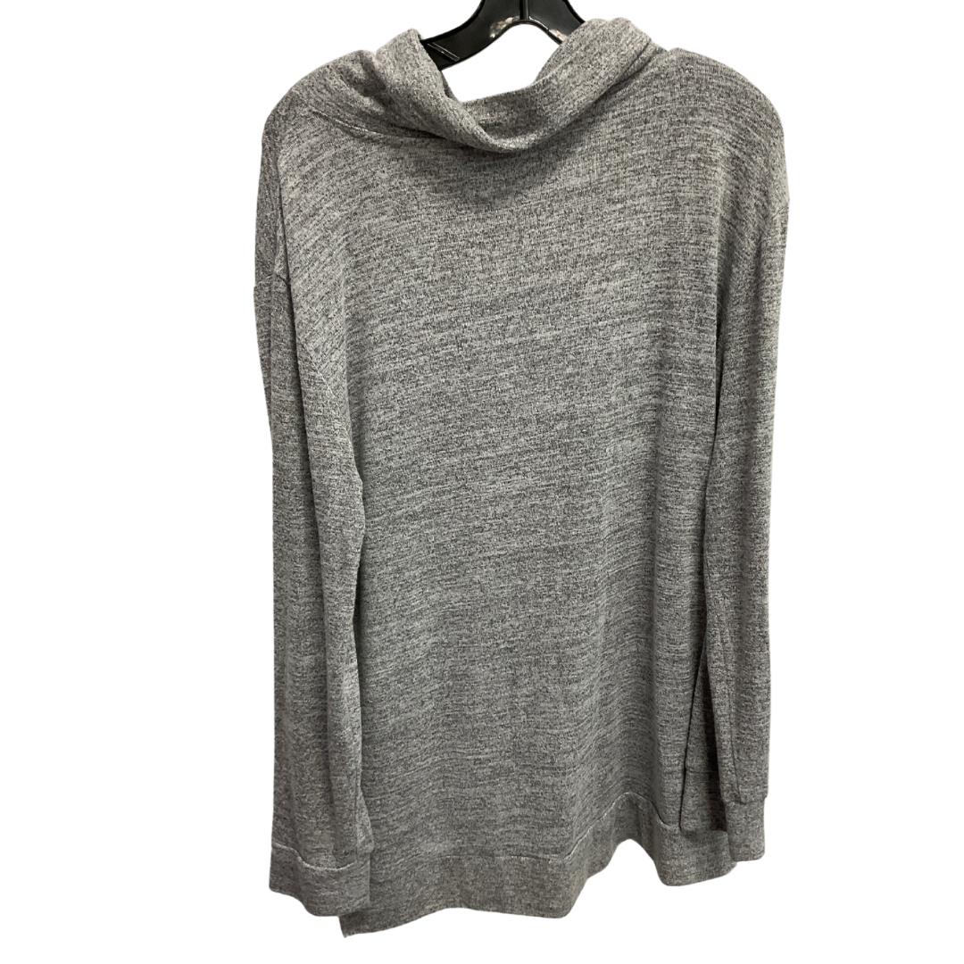 Top Long Sleeve By A New Day In Grey, Size: L