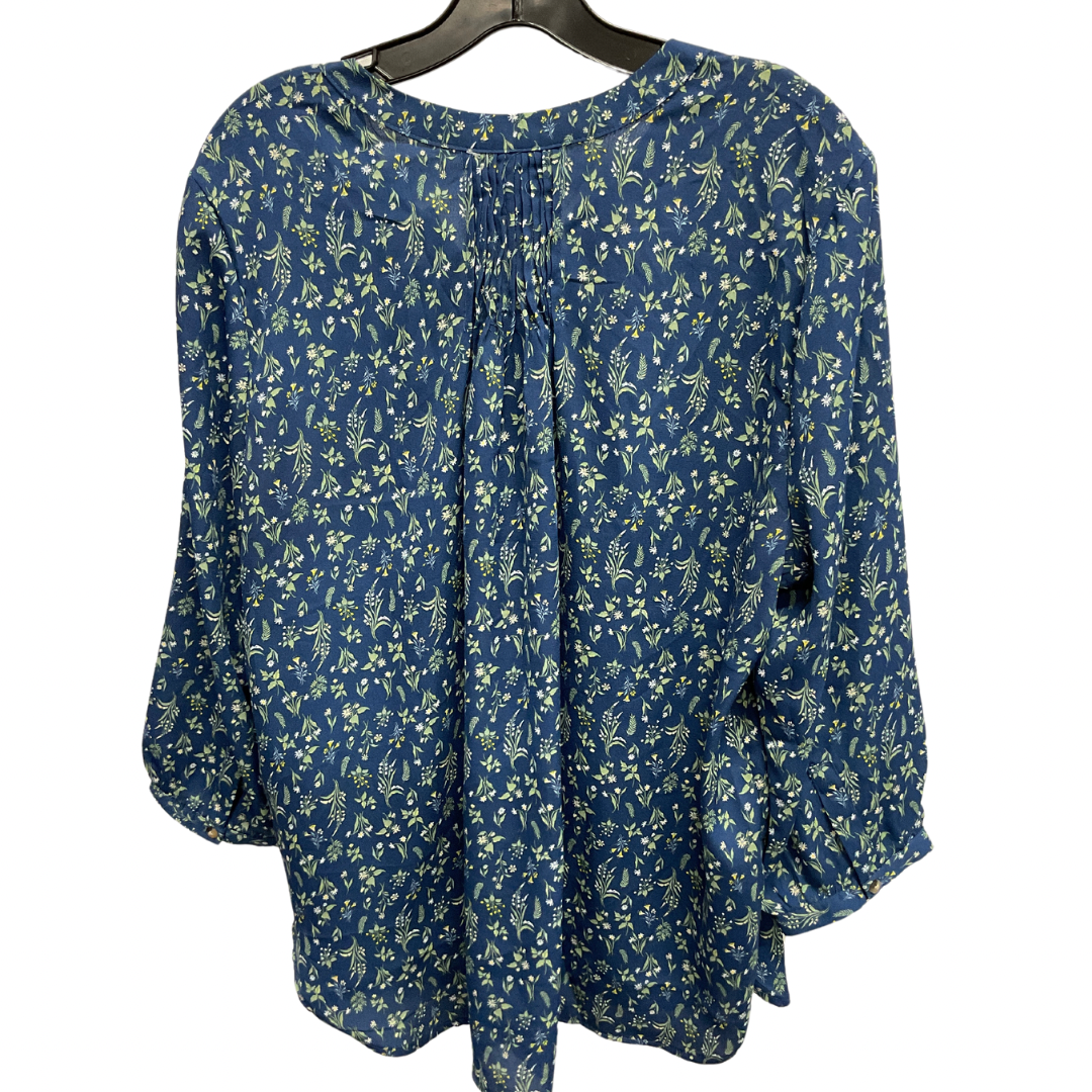 Top Long Sleeve By Jachs Girlfirend In Floral Print, Size: L