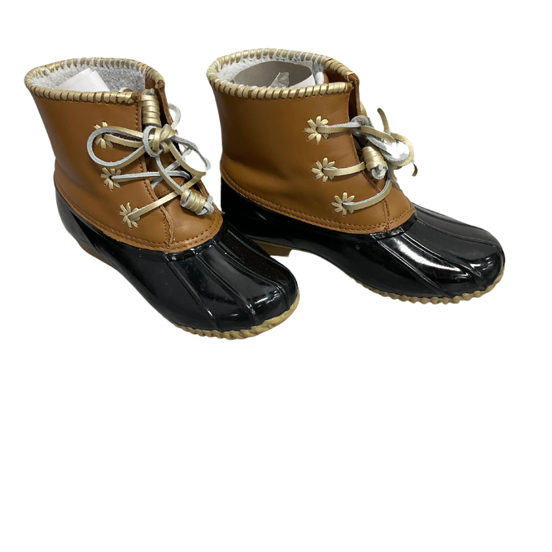 Boots Snow By Jack Rogers In Black & Brown, Size: 7