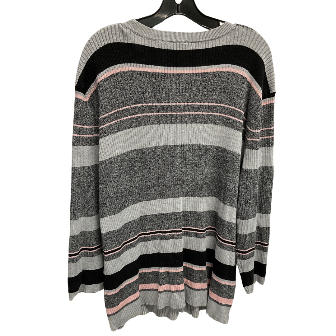 Sweater By Investments In Striped Pattern, Size: 3x