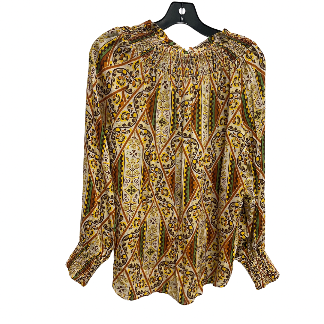 Top Long Sleeve By Jane And Delancey In Multi-colored, Size: L