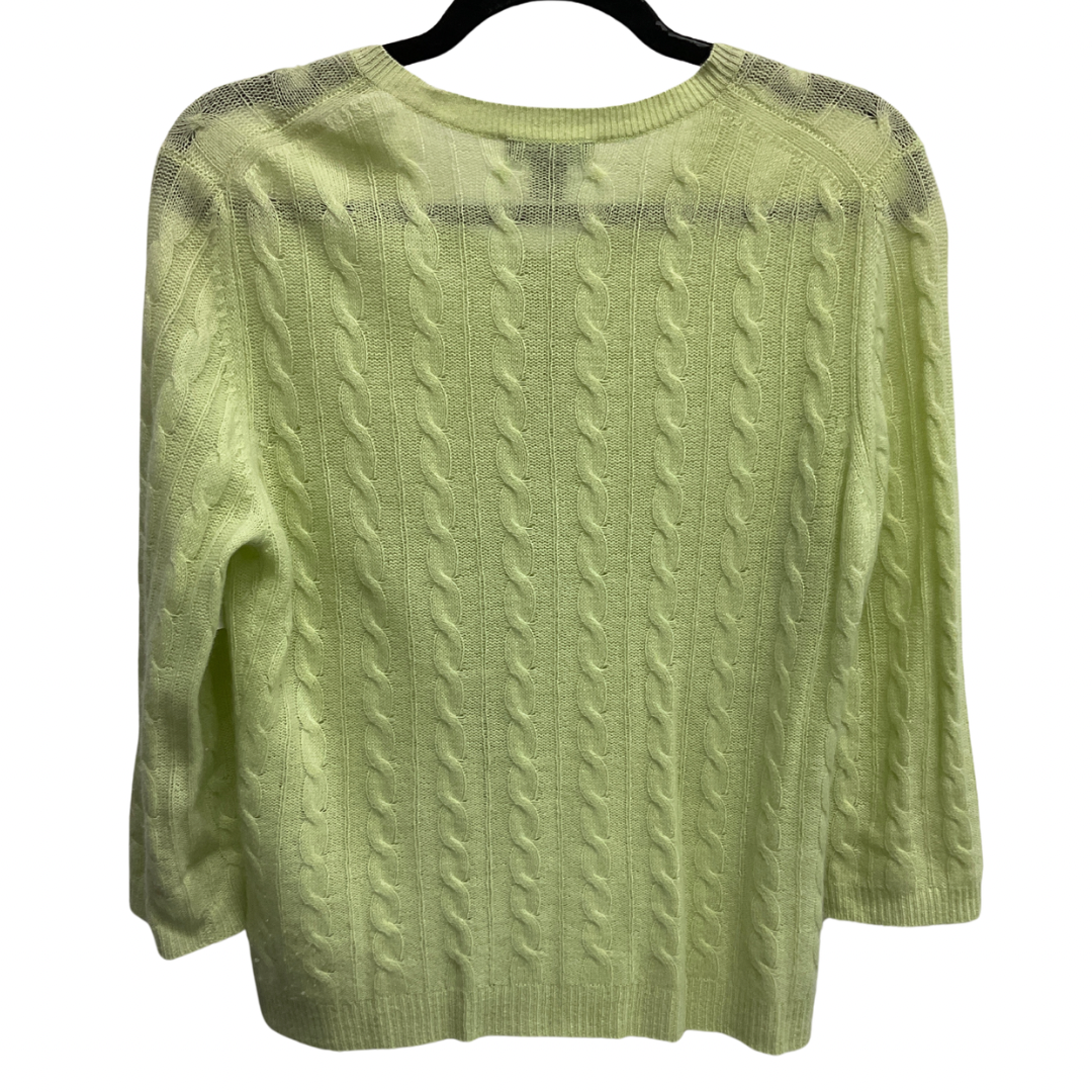 Cardigan By Clothes Mentor In Green, Size: L