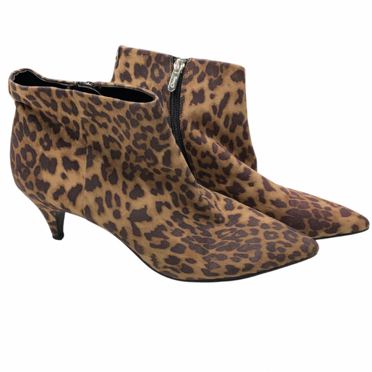 Boots Ankle Heels By Circus By Sam Edelman In Animal Print, Size: 11