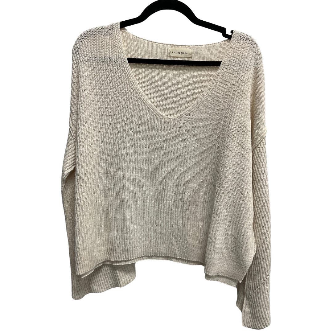 Sweater By By Together In Cream, Size: L