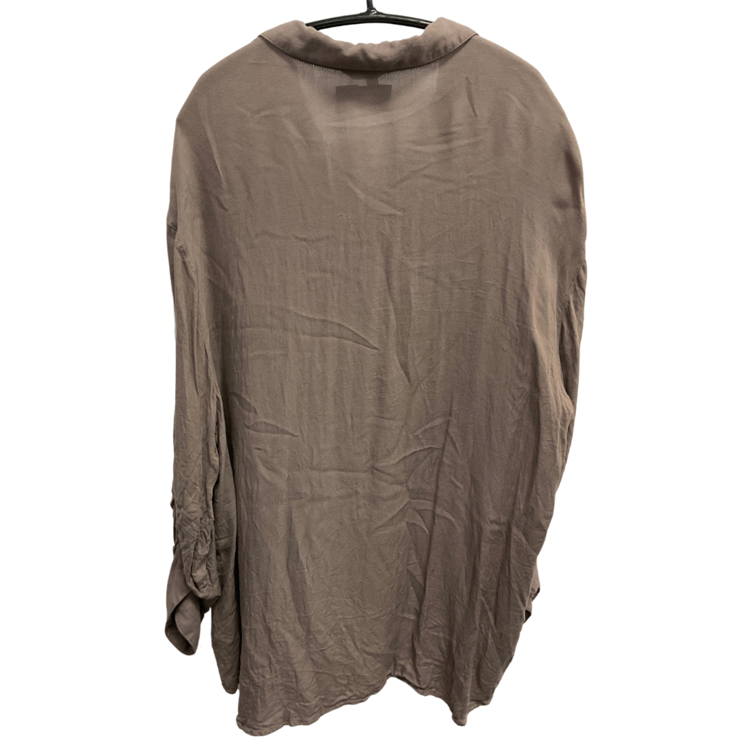 Top Long Sleeve By Express In Grey, Size: Xl