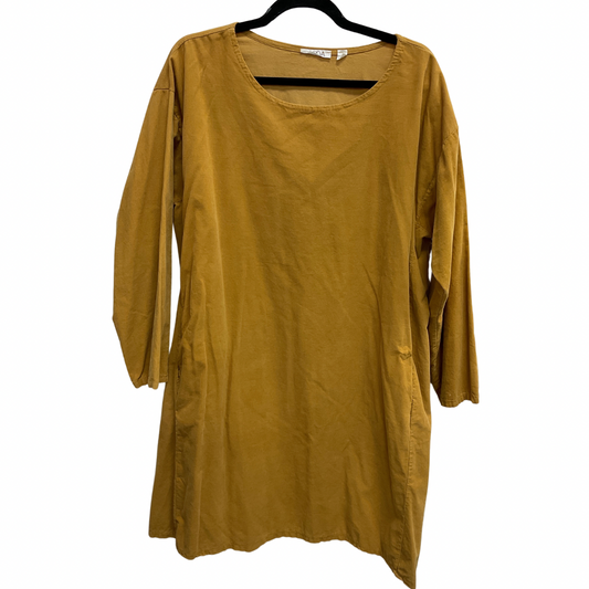 Dress Casual Midi By Clothes Mentor In Yellow, Size: Xl