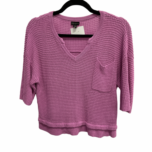 Sweater Short Sleeve By Coco And Carmen In Purple, Size: S