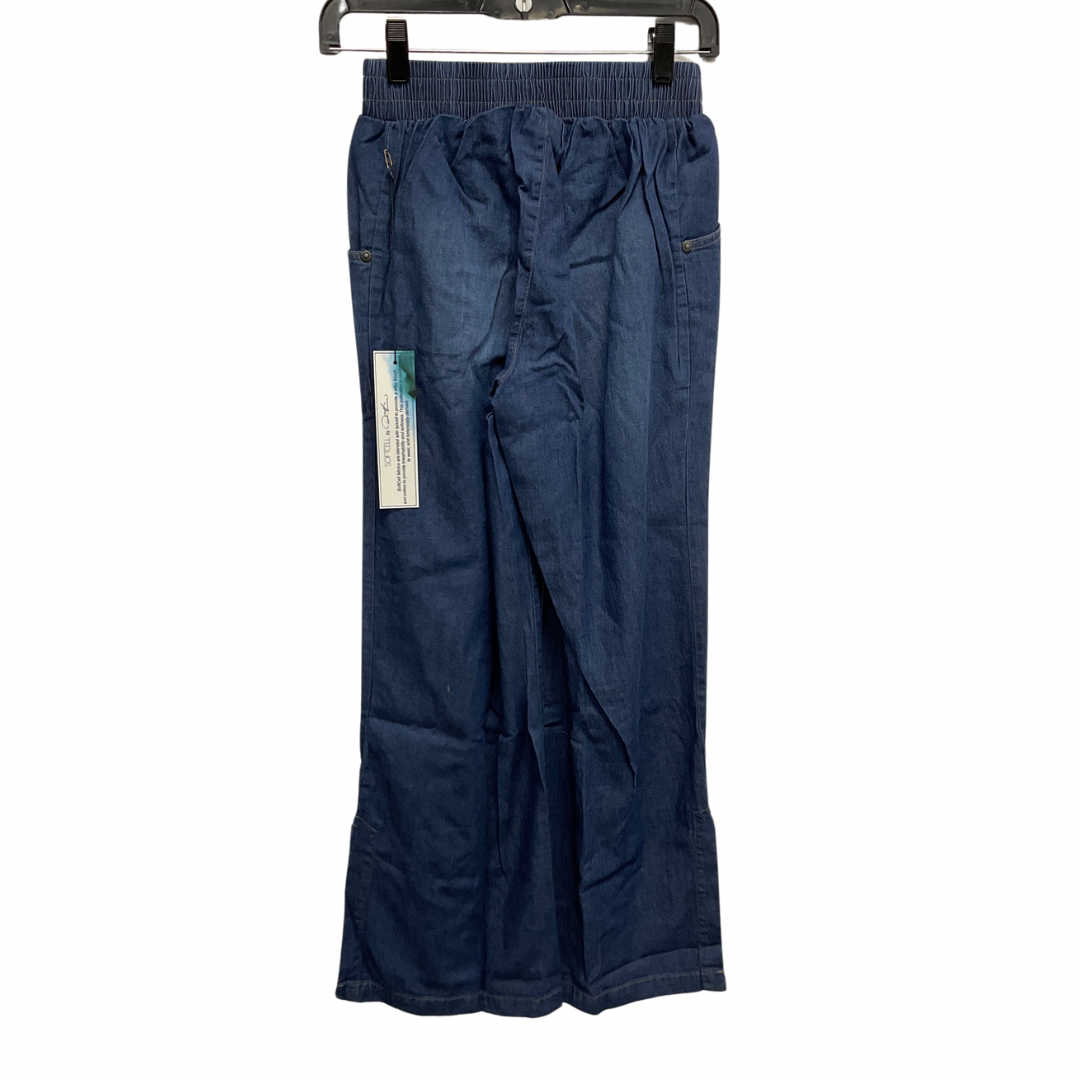 Pants Wide Leg By Diane Gilman In Blue, Size: Xxs