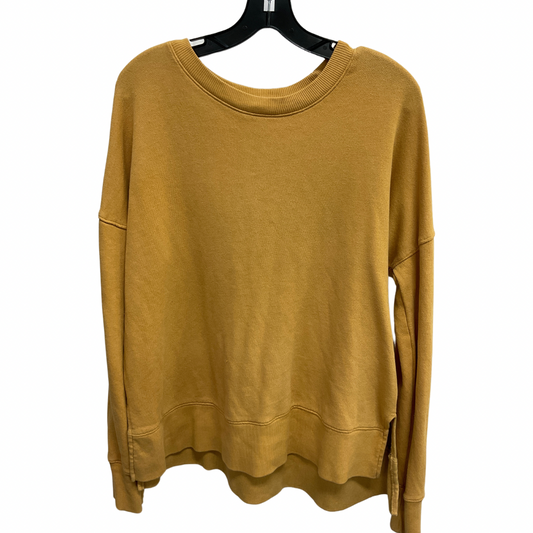 Top Long Sleeve By Time And Tru In Yellow, Size: M