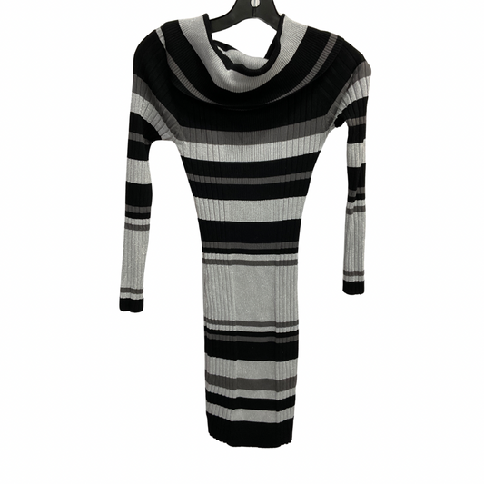 Dress Sweater By No Boundaries In Black & Grey, Size: Xs
