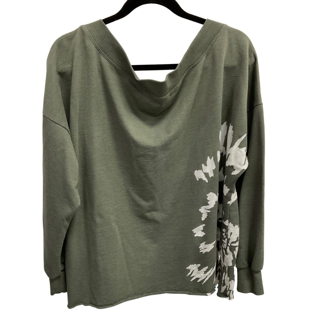 Top Long Sleeve By Clothes Mentor In Green, Size: Xl