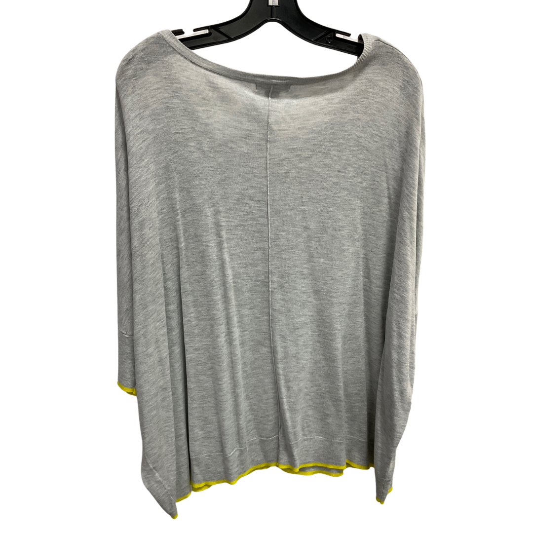 Top Short Sleeve By H&m In Grey & Yellow, Size: 2x