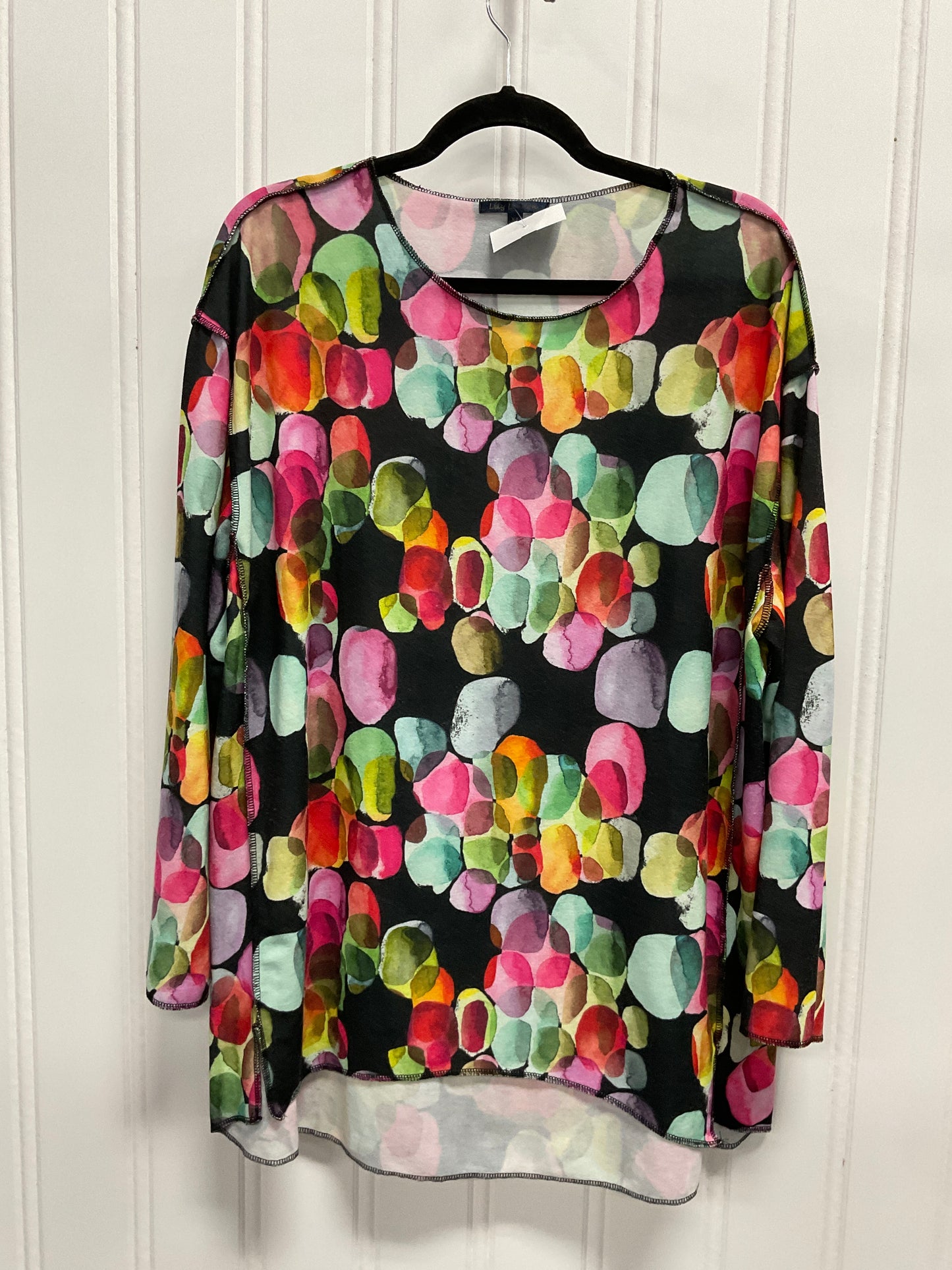 Top Long Sleeve By Clothes Mentor In Multi-colored, Size: Xl